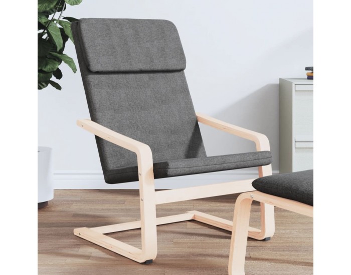 Sonata H Релакс стол, тъмносив, текстил