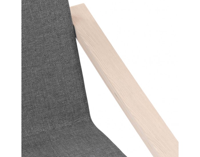 Sonata H Релакс стол, тъмносив, текстил