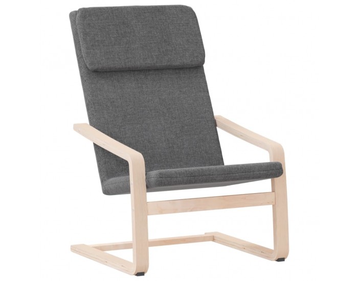 Sonata H Релакс стол, тъмносив, текстил