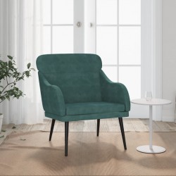 Sonata H Кресло, тъмнозелено, 63x76x80 см, кадифе - Мека мебел