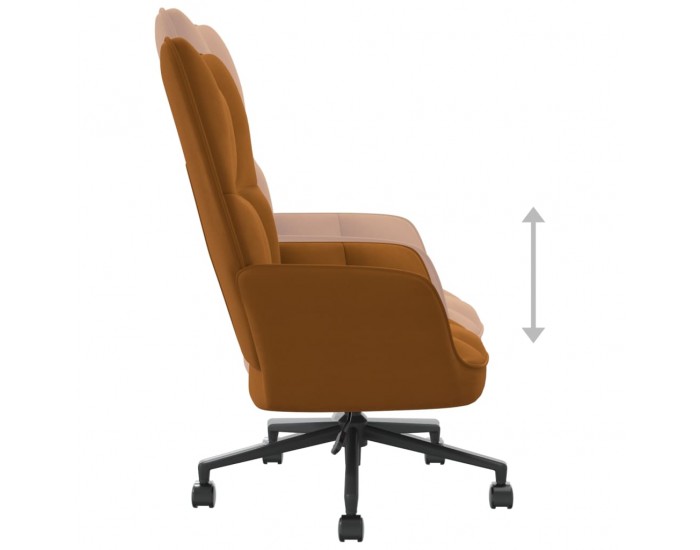 Sonata H Релакс стол, кафяв, кадифе