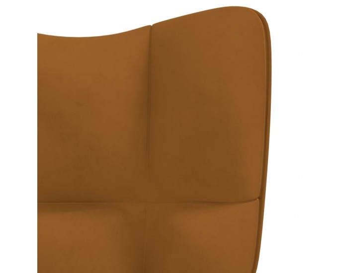 Sonata H Релакс стол, кафяв, кадифе