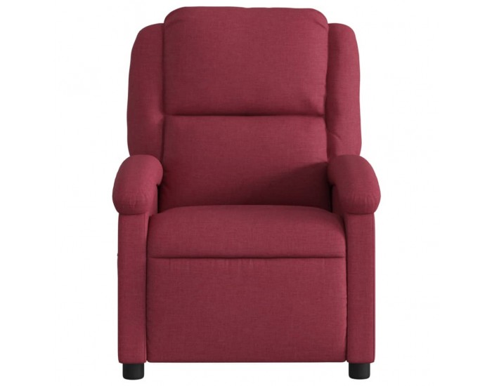 Sonata H Стол реклайнер, виненочервен, текстил