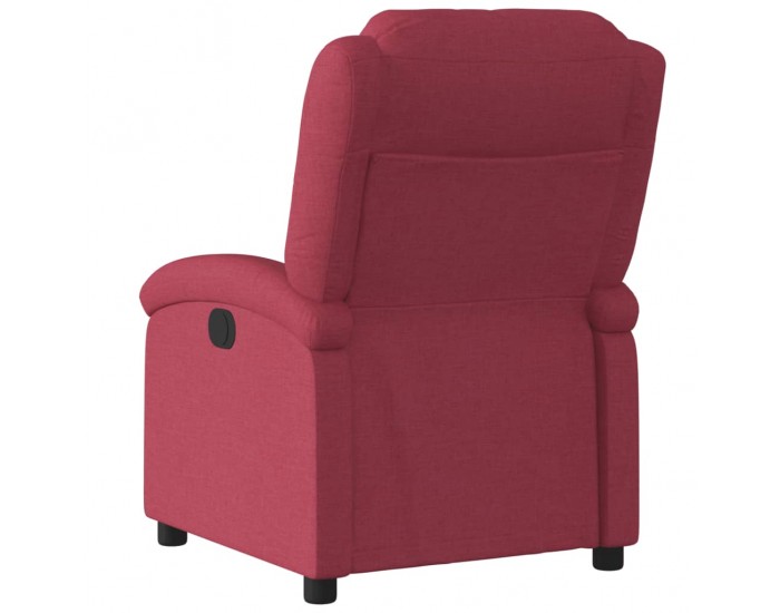 Sonata H Стол реклайнер, виненочервен, текстил
