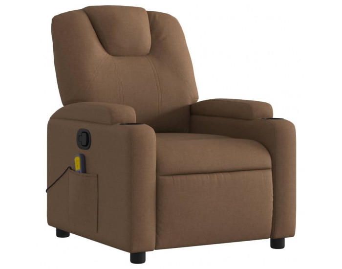 Sonata H Масажен наклоняем стол, кафяв, текстил