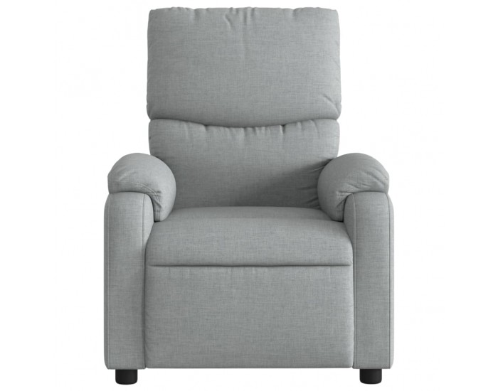 Sonata H Масажен реклайнер стол, светлосив, текстил