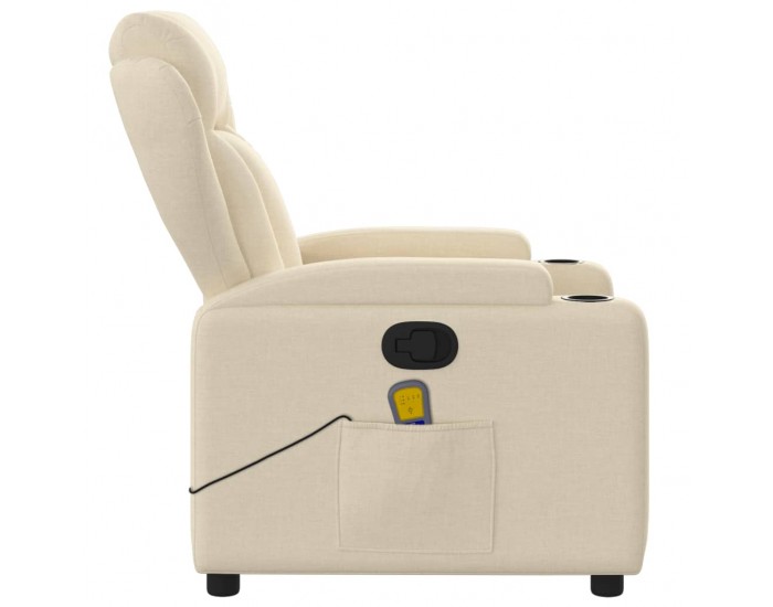 Sonata H Масажен наклоняем стол, кремав, текстил