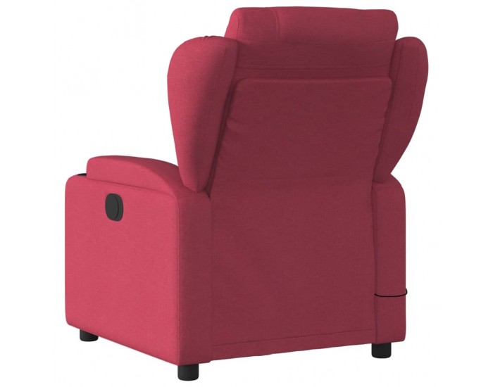 Sonata H Масажен наклоняем стол, виненочервен, текстил