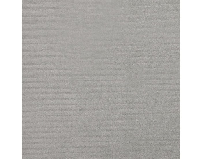 Sonata H Объл фотьойл с опора за крака, светлосив, кадифе