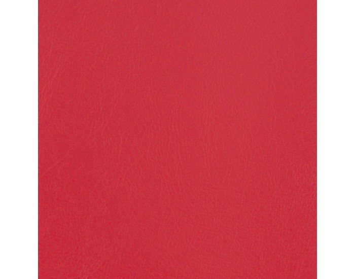 Sonata H Объл фотьойл с табуретка за крака, червени, изкуствена кожа