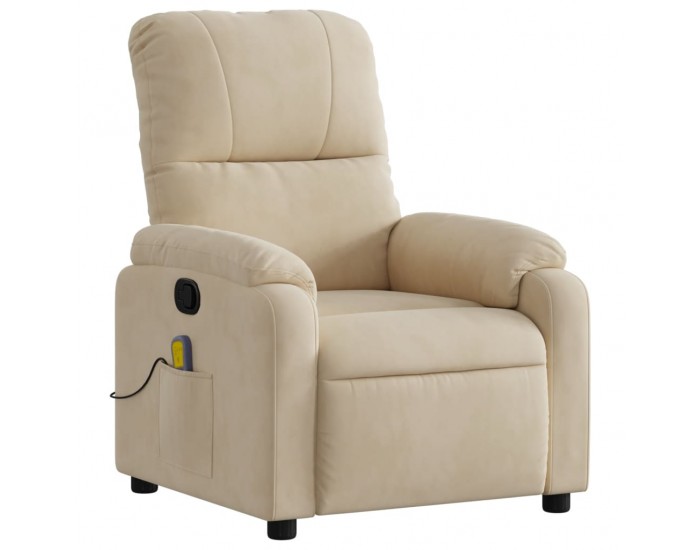 Sonata H Масажен наклоняем стол, кремав, микрофибърен текстил