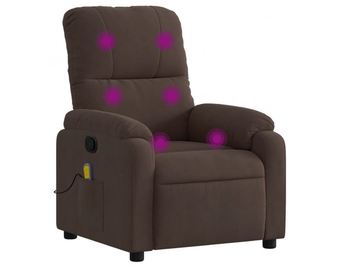 Sonata H Масажен наклоняем стол, кафяв, микрофибърен текстил