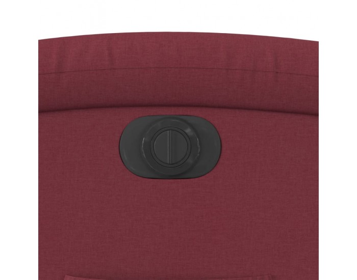 Sonata H Електрически стол реклайнер, виненочервен, текстил