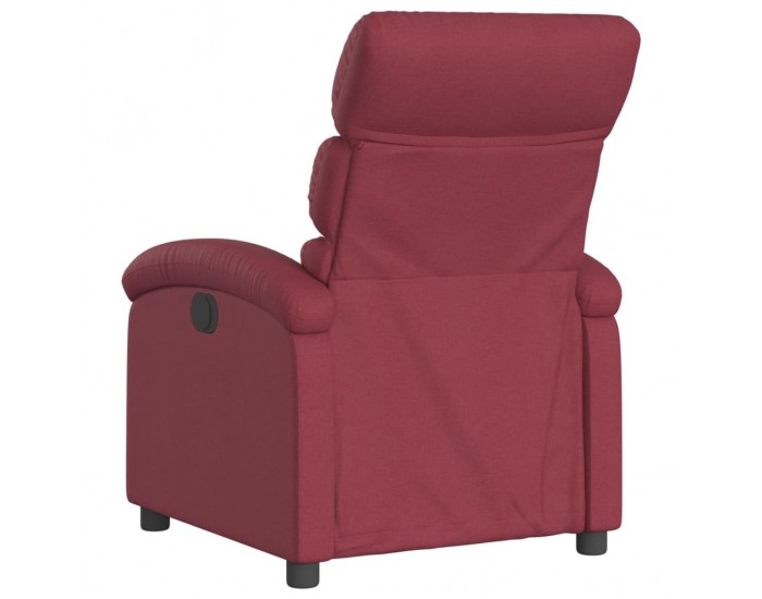 Sonata H Електрически стол реклайнер, виненочервен, текстил