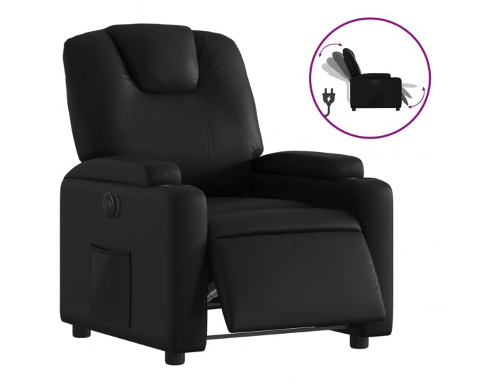 Sonata H Електрически наклоняем стол, черен, изкуствена кожа