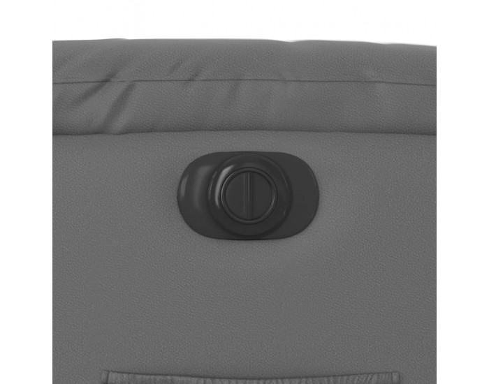 Sonata H Електрически реклайнер стол, сив, изкуствена кожа