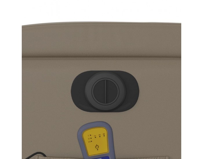 Sonata H Електрически масажен реклайнер стол, капучино, изкуствена кожа