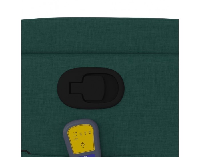 Sonata H Изправящ масажен наклоняем стол, тъмнозелен, текстил