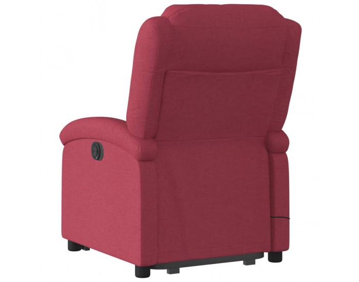 Sonata H Електрически изправящ масажен реклайнер виненочервен текстил