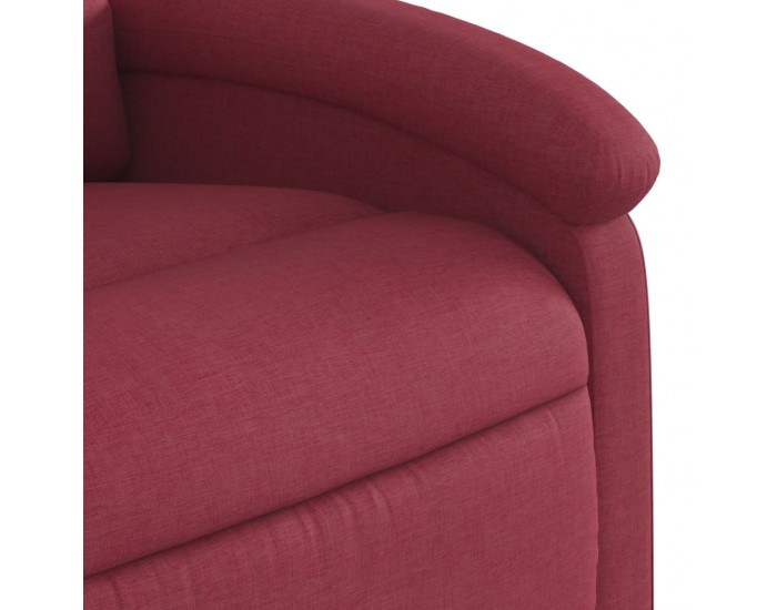 Sonata H Електрически изправящ масажен реклайнер виненочервен текстил