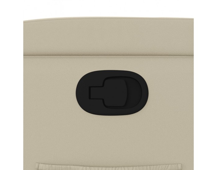 Sonata H Изправящ реклайнер стол, кремав, изкуствена кожа