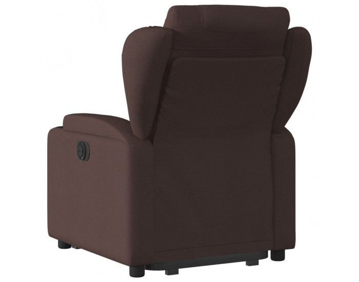 Sonata H Електрически изправящ реклайнер стол, тъмнокафяв, текстил