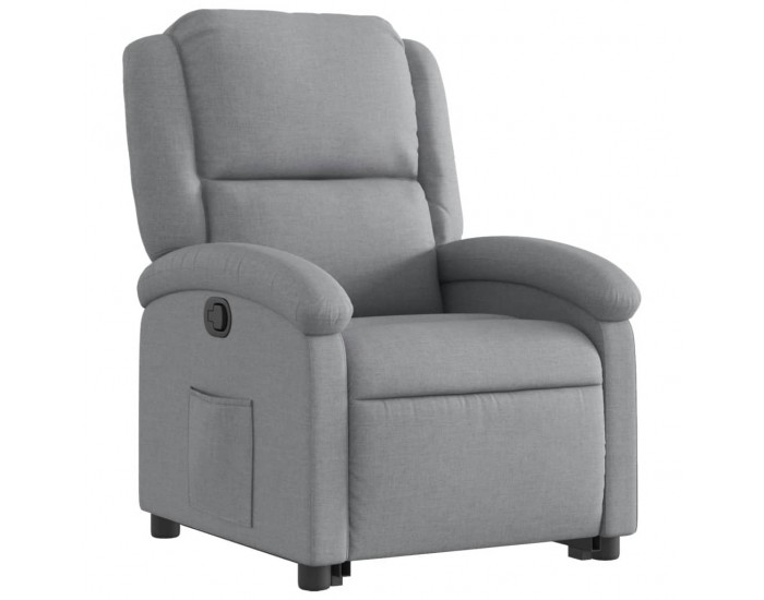 Sonata H Изправящ реклайнер стол, светлосив, текстил