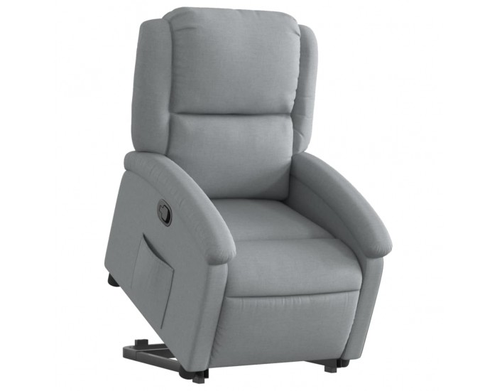 Sonata H Изправящ реклайнер стол, светлосив, текстил