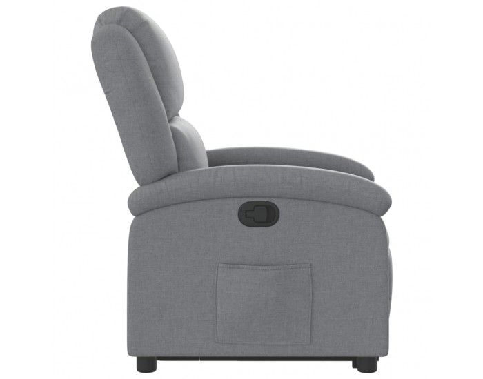 Sonata H Изправящ реклайнер стол, светлосив, текстил