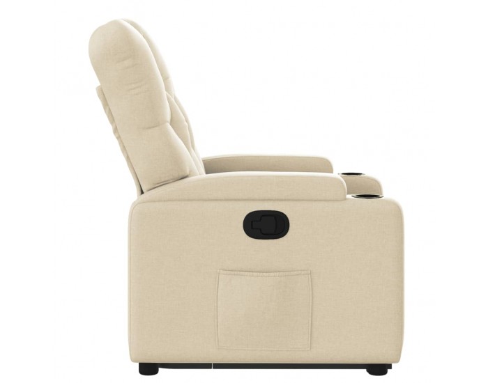 Sonata H Изправящ реклайнер стол, кремав, текстил