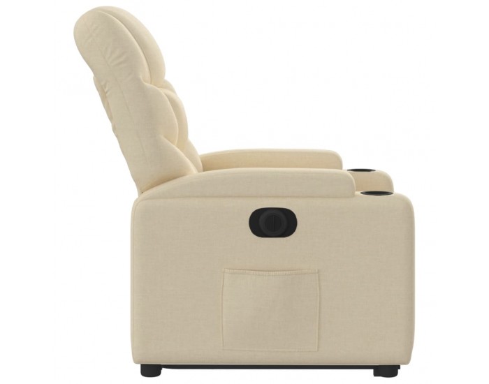 Sonata H Електрически изправящ реклайнер стол, кремав, текстил