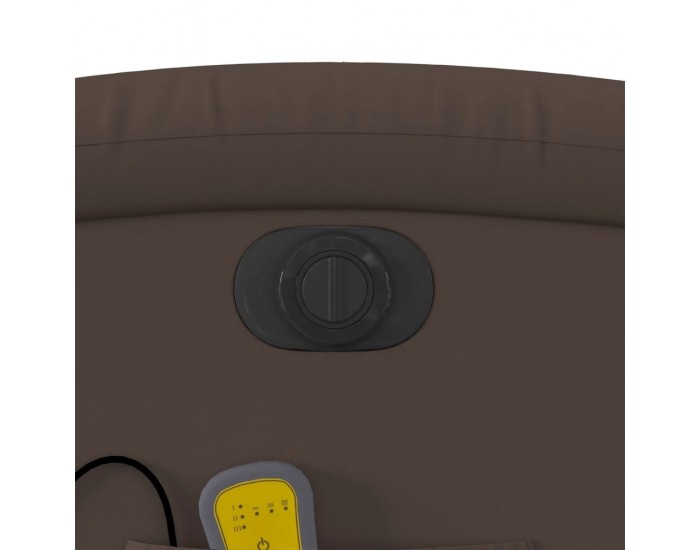 Sonata H Електрически изправящ масажен реклайнер стол, кафяв, еко кожа