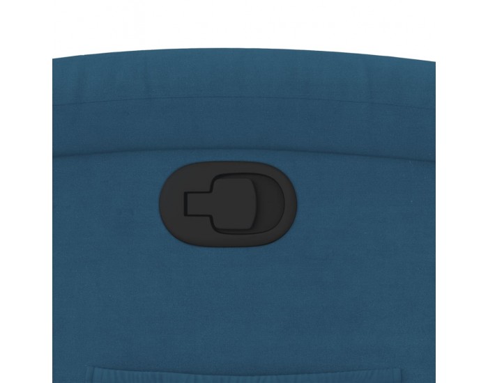 Sonata H Изправящ реклайнер стол, син, кадифе