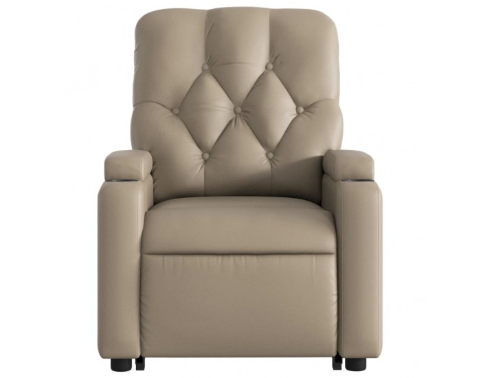 Sonata H Електрически изправящ масажен реклайнер, капучино, еко кожа