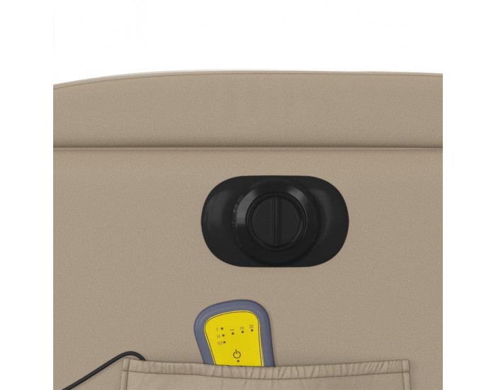 Sonata H Електрически изправящ масажен реклайнер, капучино, еко кожа