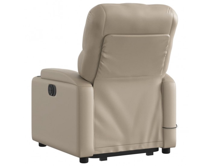 Sonata H Електрически изправящ масажен реклайнер, капучино, еко кожа