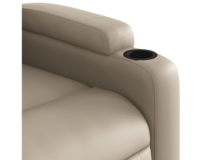 Sonata H Електрически изправящ масажен реклайнер, капучино, еко кожа