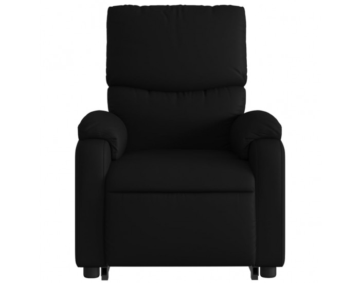 Sonata H Електрически изправящ масажен реклайнер стол, черен, еко кожа