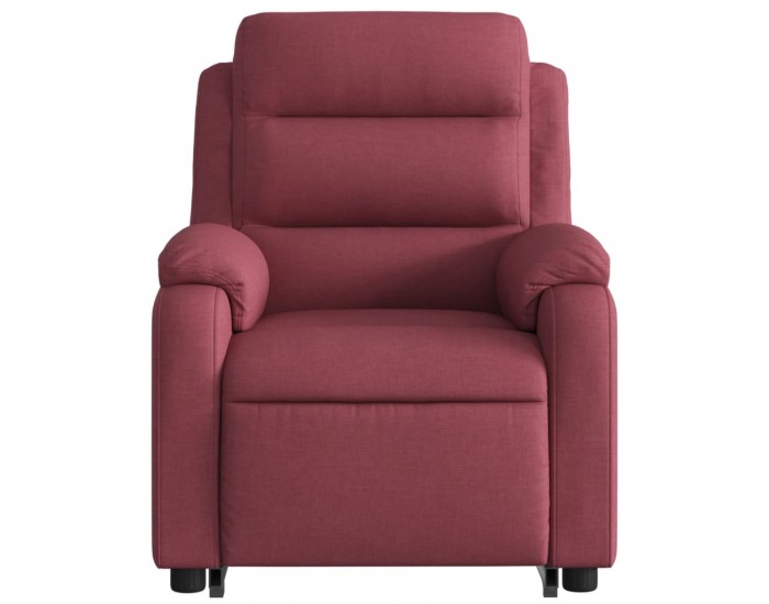 Sonata H Електрически изправящ масажен реклайнер виненочервен текстил