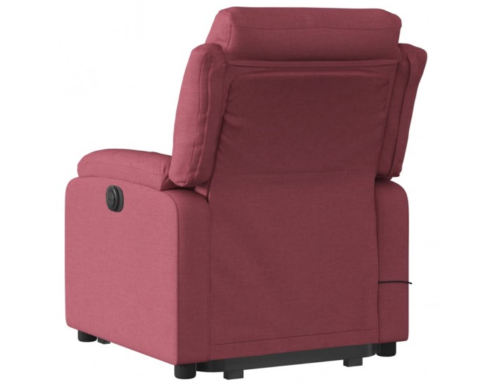 Sonata H Електрически изправящ масажен реклайнер виненочервен текстил