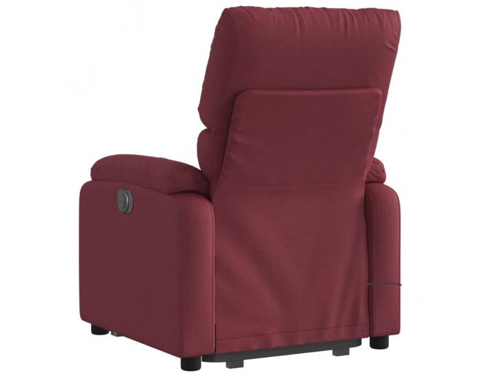 Sonata H Електрически изправящ масажен реклайнер виненочервен текстил