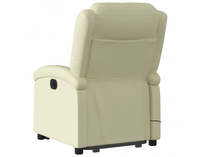 Sonata H Електрически изправящ масажен реклайнер стол, кремав