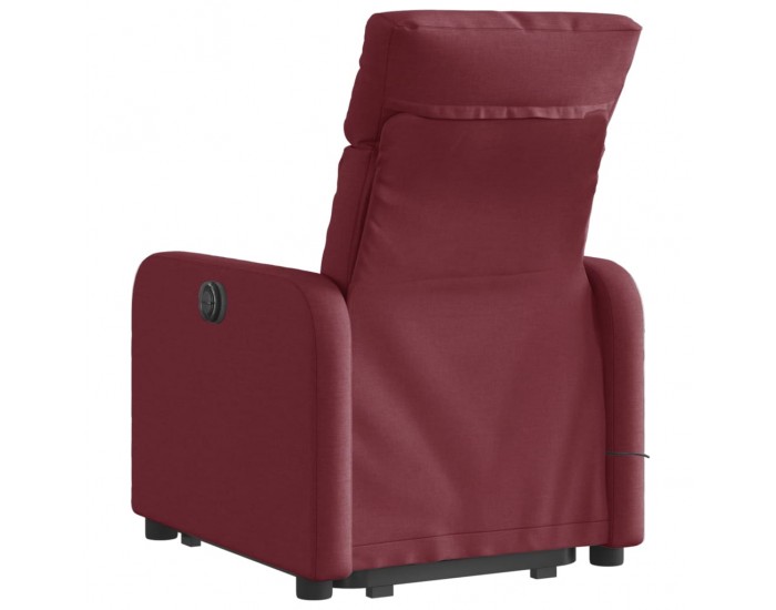 Sonata H Електрически изправящ масажен реклайнер виненочервен текстил