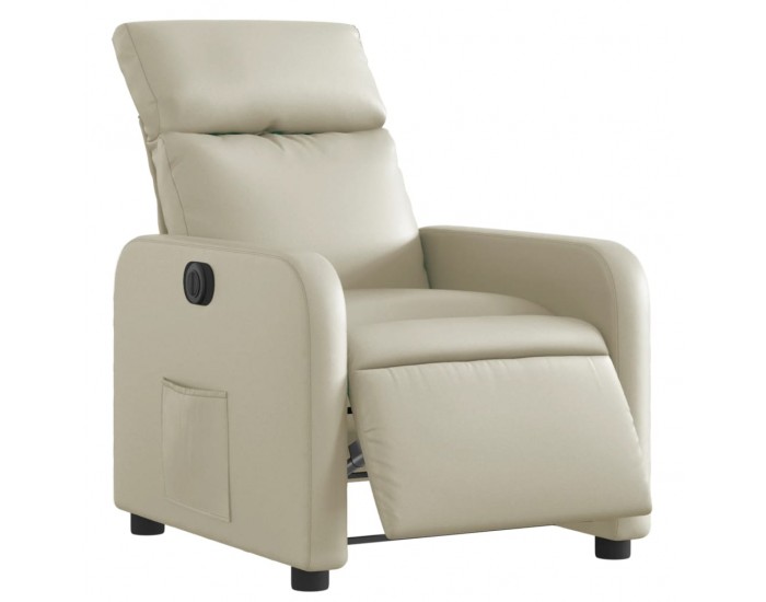 Sonata H Електрически наклоняем стол, кремав, изкуствена кожа