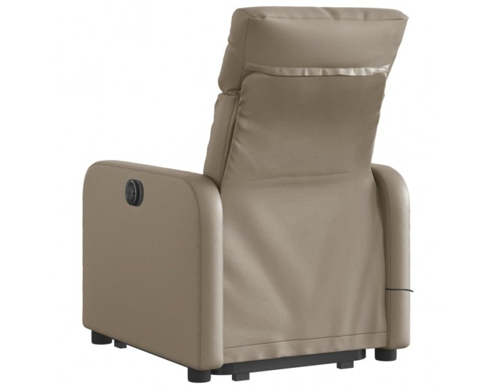 Sonata H Електрически изправящ масажен реклайнер, капучино, еко кожа