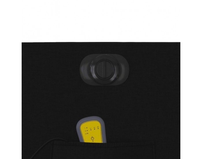 Sonata H Електрически масажен наклоняем стол, черен, текстил