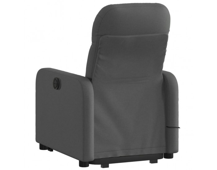 Sonata H Изправящ масажен реклайнер стол,тъмносив, текстил