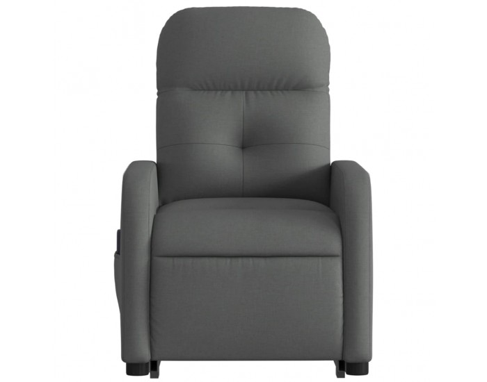 Sonata H Изправящ масажен реклайнер стол,тъмносив, текстил