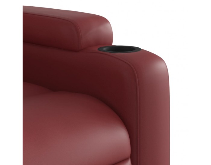 Sonata H Електрически наклоняем стол, виненочервен, изкуствена кожа