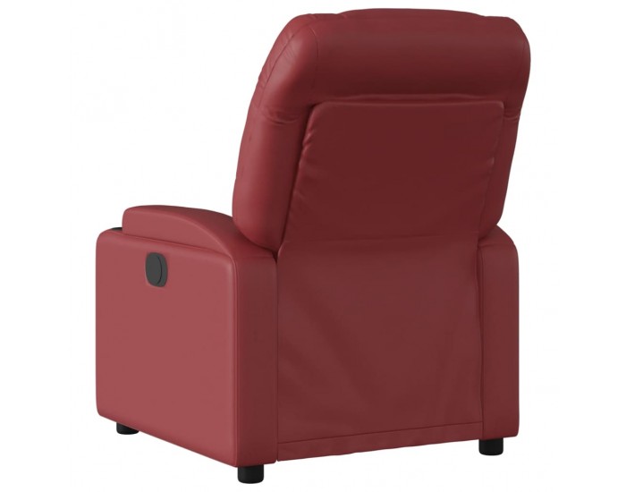 Sonata H Електрически наклоняем стол, виненочервен, изкуствена кожа